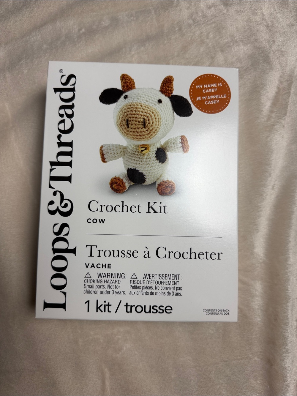 Loop & Threads Cow Crochet Kit